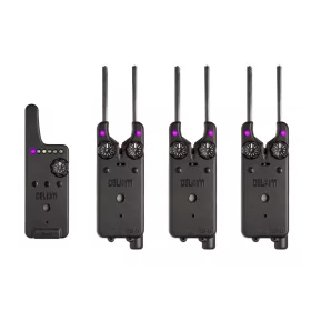   Delkim Digital Presentation Set Purple Led Alarm Set elektromos kapásjelző szett 3+1 (DD056)
