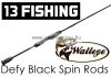 13Fishing Defy Black Spin 6' 1,83m Light 3-15g 2r pergető bot (DEFBS60L2)