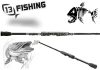 13Fishing Defy Black Spin 7' 2,13m MediumHeavy 15-40g 2r pergető bot (DEFBS70MH2)