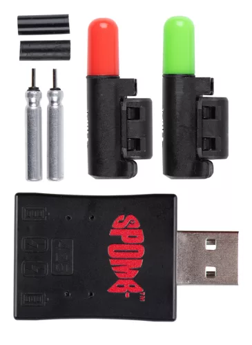 Fox Spomb Light Kit rakéta világító LED szett PIROS - ZÖLD (DEI002)