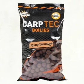   Dynamite Baits Carp-Tec - Spicy Sausage Bojli 1kg 15mm (Dy1158)