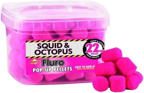 Dynamite Baits Carp & Catfish Pop Ups Pink Fluro Squid & Octopus 22mm (Dy872)