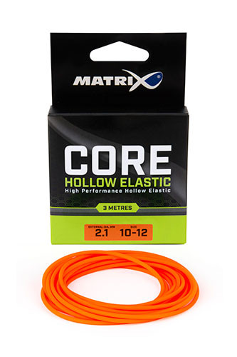 Fox Matrix Core Hollow Elastic 10-12 3,00m 2,10mm csőgumi (GAC393) Narancs