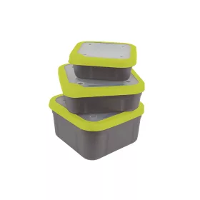   Fox Matrix Bait Boxes Grey Lime - 2.2pt 1,24l perforált 17x17x6cm (GBT014)
