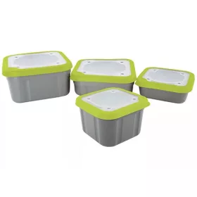   Fox Matrix 1.1pt Grey Lime Bait Box Solid Top csalitartó doboz 0,5liter (GBT016)