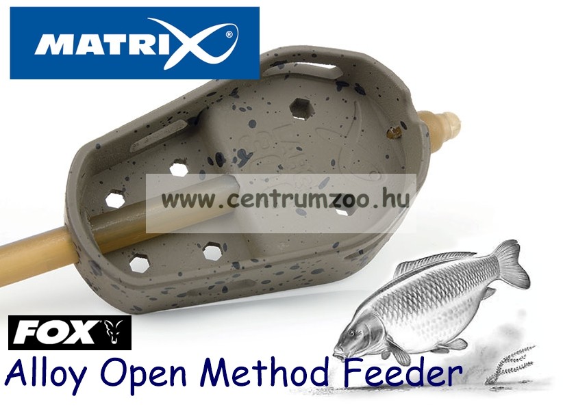 Fox Matrix Alloy Open Method Feeder Small, Medium, Large 25 - 45g