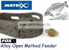 Fox Matrix Alloy Open Method Feeders Large 45g feeder kosár (GFR186)