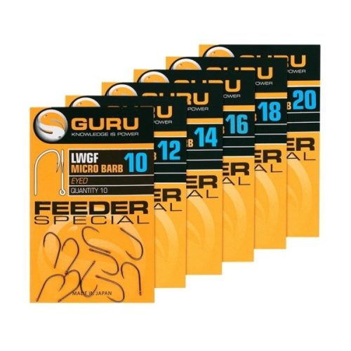Guru LWGF Feeder Special Eyed Hook 10-es méret 10db (GFSE10)