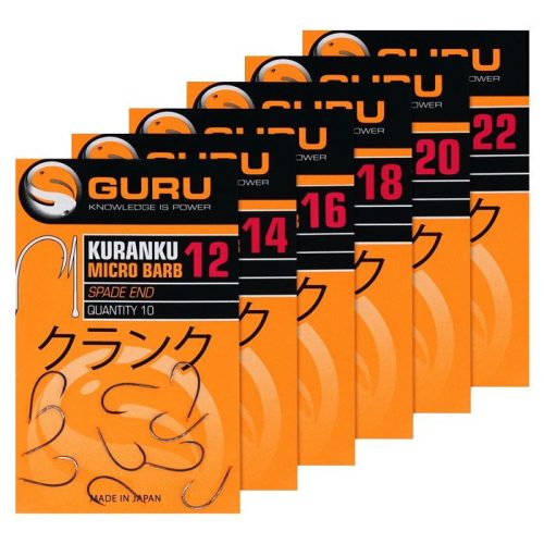Guru Kuranku Hooks Micro Barbed Style Horog 14-es 10db (GKU14)