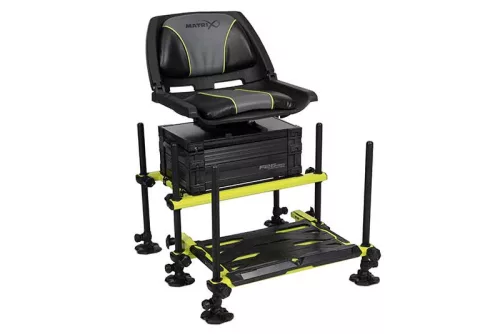 Fox Matrix F25 Pro Swivel Seatbox Lime Edition versenyláda  (GMB201)
