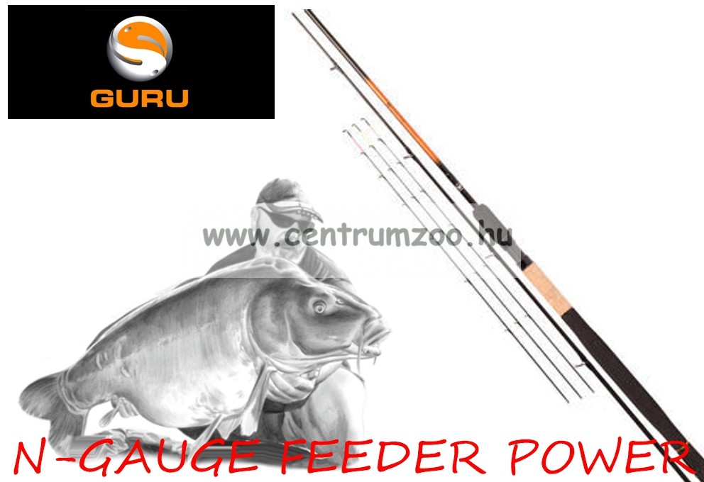 Guru N-Gauge Feeder Power 12ft 3,60m 2r 20-80g feeder bot (G