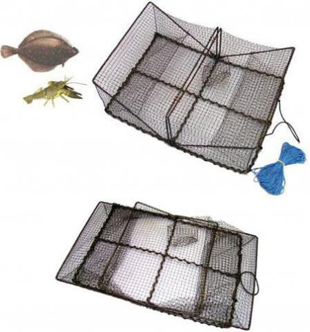 Fishing Master Crab Trap rákcsapda vagy törpeharcsa varsa 2 bejárattal 70x42x20cm (18/2)