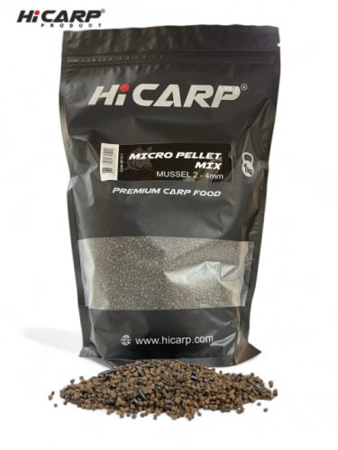 HiCarp Micro Pellet Mix Mussel 2-4mm 1kg  (901911)