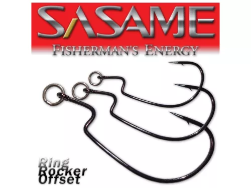 Sasame Junglegym Ring Rocker Offset horog 2/0 (J403-2-0)