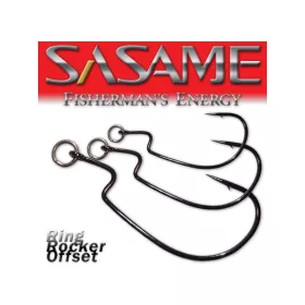 Sasame Junglegym Ring Rocker Offset horog 3/0 (J403-3-0)