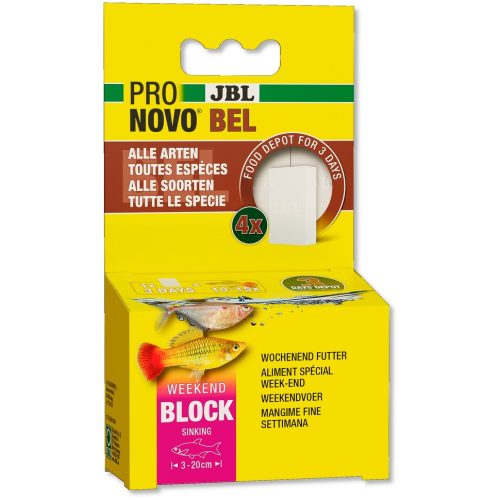 Jbl Pronovo Bel Holiday Díszhal Táp  Tömb Nyaralás Idejére (JBL31129)