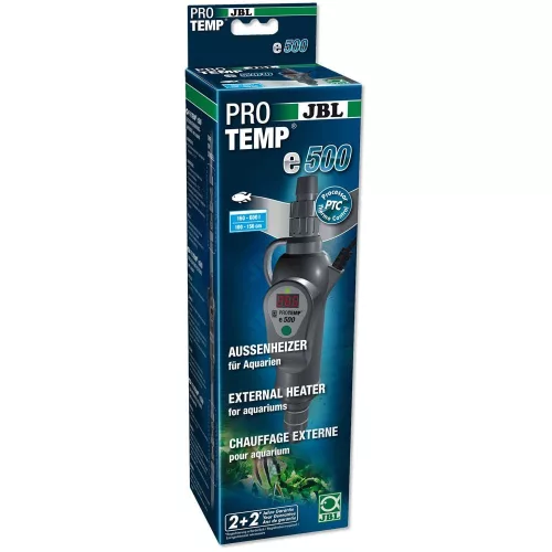 Jbl Protemp E500 Digitális Külső Akváriumfűtő 160-600L Vízmelegítő Halakhoz, Teknősökhöz (60428)