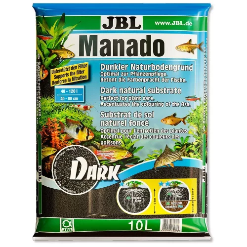 Jbl Manado Dark Black növény talaj növényes akváriumokba 10liter (67102)