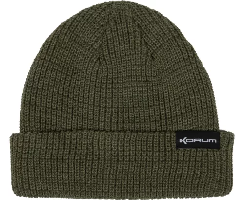 Sapka - Korum Naturals Chunky Beanie - Green kötött sapka (K0350195)