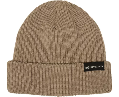 Sapka - Korum Naturals Chunky Beanie - Tan kötött sapka (K0350196)