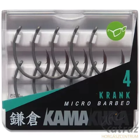 Korda Horog Kamakura Krank Micro Barbed Hook  4-es szakállas horog (KAM09)