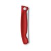 VICTORINOX Swiss Classic Red összecsukható paradicsomszeletelő kés piros zsebkés, svájci bicska  (6.7801.FB)