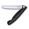 VICTORINOX Swiss Classic összecsukható paradicsomszeletelő kés fekete zsebkés, svájci bicska  (6.7803.FB)