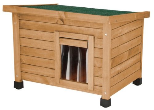 Kerbl Cat House Rustica Nature macskaház szigetelt cicaház 57x45x43cm (81564)