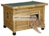 Kerbl Cat House Rustica Nature macskaház szigetelt cicaház 57x45x43cm (81564)