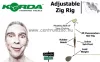 Korda Adjustable Zig Kit Bo felszíni készlet (KKIT2)