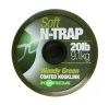 Korda N-Trap Soft 20m 30lb Weedy Green bevonatos előkezsinór (KNT03)