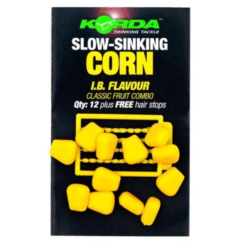 Korda Slow Sinking Corn IB Corn Yellow mű kukorica - süllyedő (KPB33)