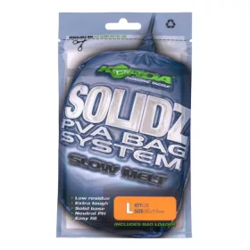   Korda Solidz Slow Melt PVA Bag System Small lassan oldódó PVA tasak 55x110mm 25db (KPVA6)