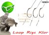 Korda - Loop Rigs Klor 2 - 50lb - 3db (KRR011) Előkötött horog