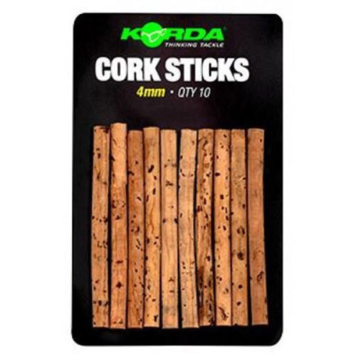 Korda - Cork Sticks 4mm csalikönnyítő parafa 10Db (KRT002)
