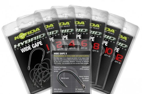 Korda Horog Wide Gape Microbarb  2-es méret horog (KWG2)