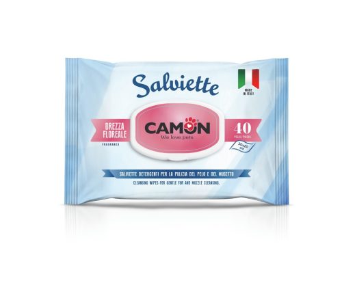 Camon Salviette Cleaning wipes with Floral Breeze Higenico törlőkendő  40db 20x30cm (LA080)