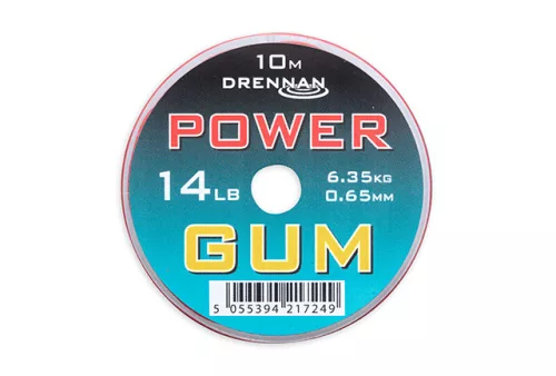 Drennan Power Gum 0,65mm 10m piros 14lb erősség (LCPG141)