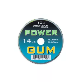  Drennan Power Gum 0,65mm 10m zöld 14lb erősség (LCPG142-1)
