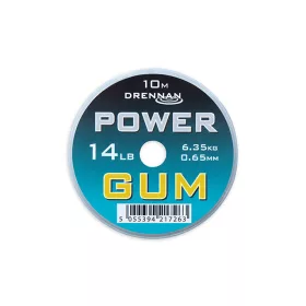   Drennan Power Gum erőgumi 0,65mm Transparens 14lb erősség (LCPG143)