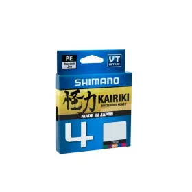   Shimano Kairiki 4 Braid Line 150m 0,23mm 18,6Kg - Multi Colour - Original Japan Products (LDM54TE3023015M)