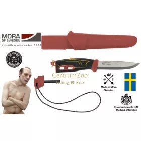   Morakniv® Mora Adventure Companion Spark Red - kés tokkal szikravetővel 22,3cm (M-13571)