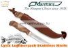 Marttiini Lynx Lumberjack Stainless kés bőr tokkal 22cm (127015)