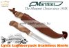 Marttiini Lynx Lumberjack Stainless kés bőr tokkal 22cm (MA22127015)