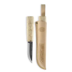   Marttiini Kiehinen Carving Knife Artic 19,5cm kés bőr tokkal (MA22535010)