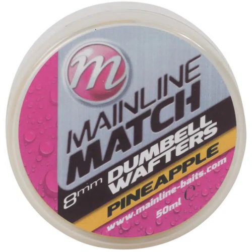Mainline Dumbell Wafters 8mm Pineapple 50ml (MM3108) Mini Dumbell