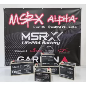   LiFePO4 MSRX Alpha Lítium akkumulátor 12V 130Ah 30x21,5x17cm 13kg (MSRX130)