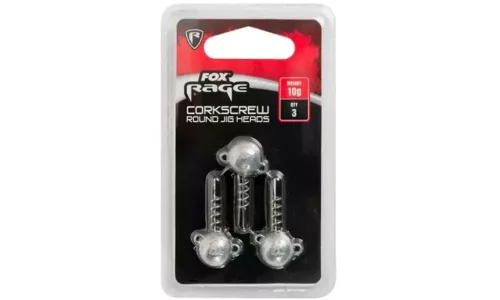 Fox Rage Corkscrew Rd Jig Heads  5G Bulk Speciális Ólom (Nck002)