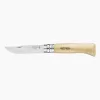 Opinel Tradition Classique No.08 (S) zsebkés, bükk, bőr tokkal, díszdobozban (O-001089)