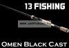 13Fishing Omen Black Cast 7’8 2,34m XH 40-120g 1+1r casting bot (OBC78XH2BJ)